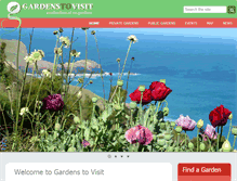 Tablet Screenshot of gardenstovisit.co.nz